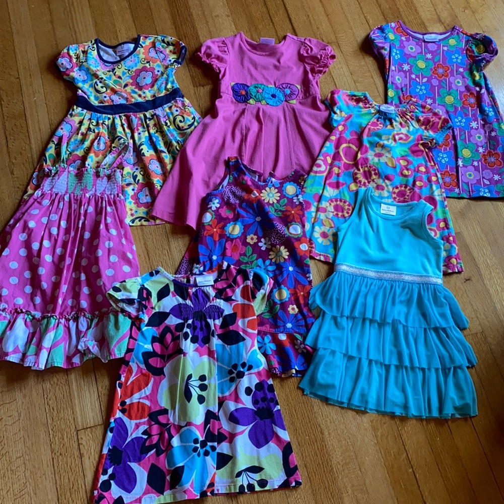 8 Hanna Andersson dresses size 110